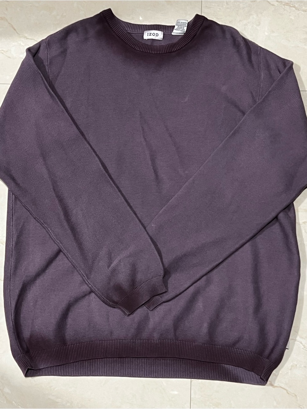 Izod Women’s Crewneck Sweater in Plum